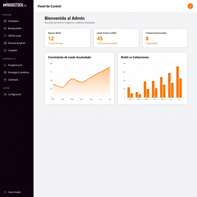 Navastock Pro Platform Mockup